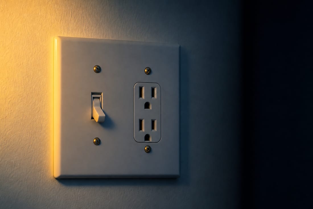 Exemple : prise et interrupteur en habitation